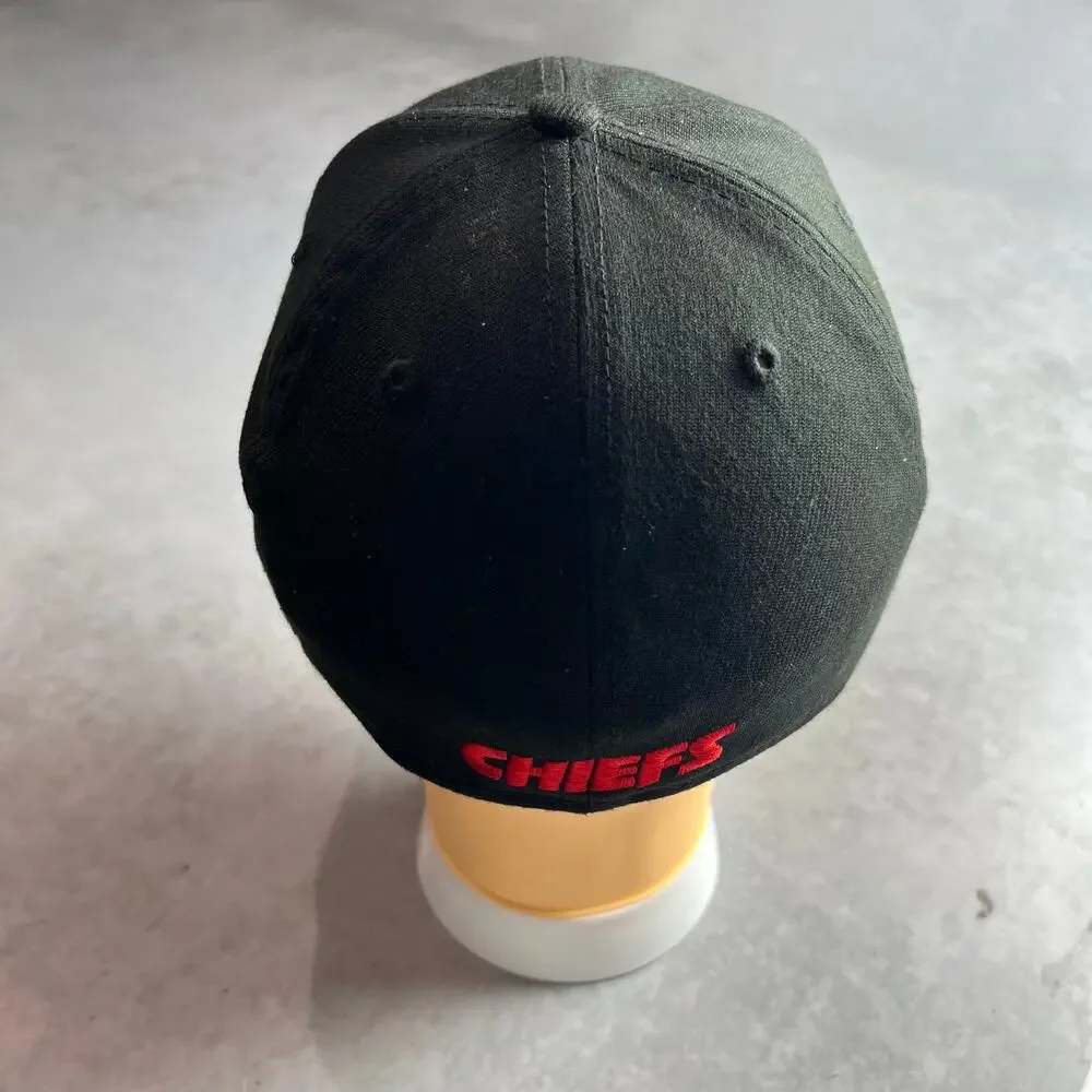 Kansas City Chiefs 39Thirty New Era Fitted Hat Black Medium-Large Cap NFL NWT